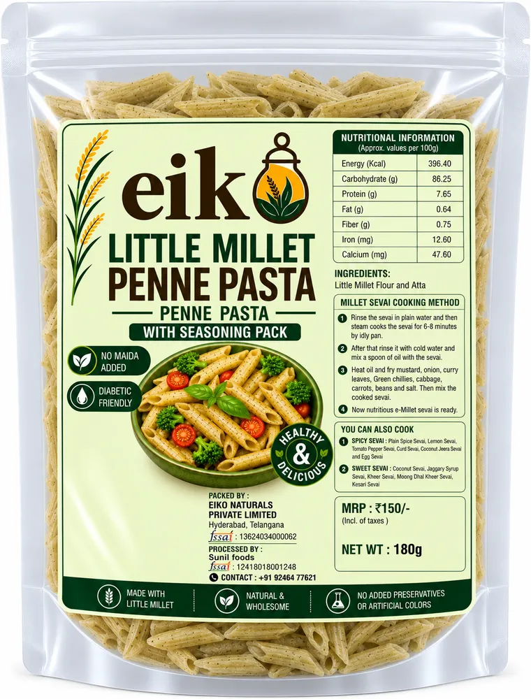 Little Millet Penne Pasta